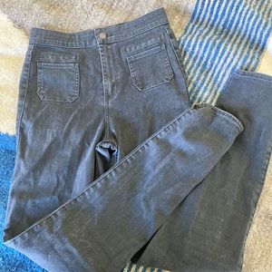 Hollister high rise black skinny jeans